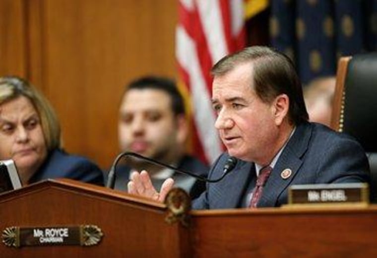 House Foreign Affairs Committee Chairman Ed Royce (R-Calif.)