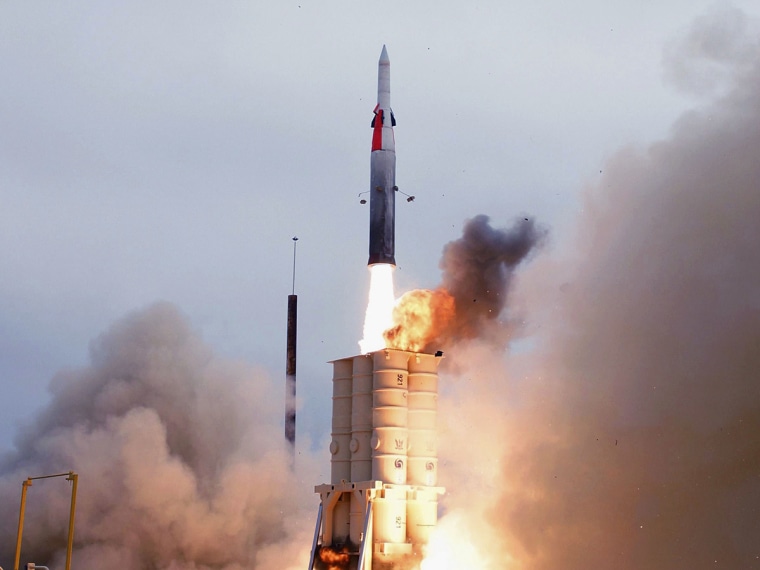 Arrow Anti-missile Missile In Successful Test