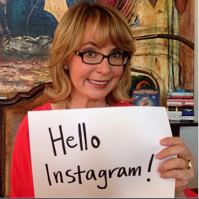 Gabby Giffords says hello to Instagram