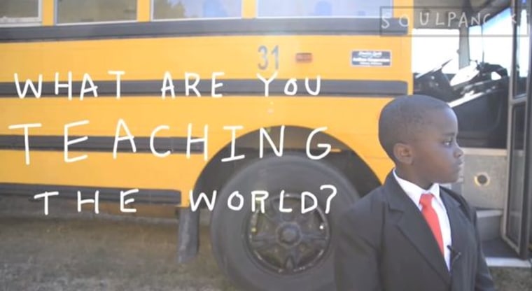 Kid President's Pep Talk to Teachers and students!