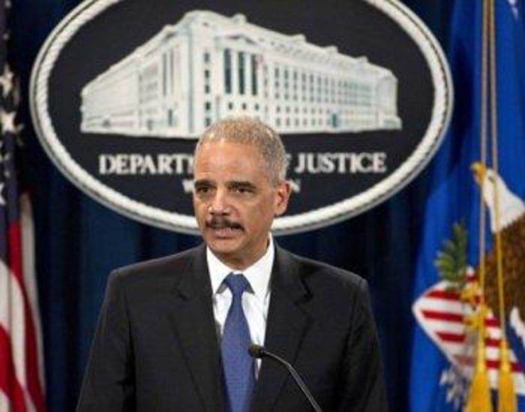 Holder: Wall Street offenders not 'out of the woods'