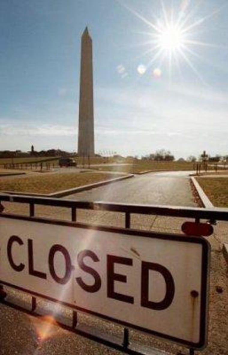 Republicans force first government shutdown in 17 years