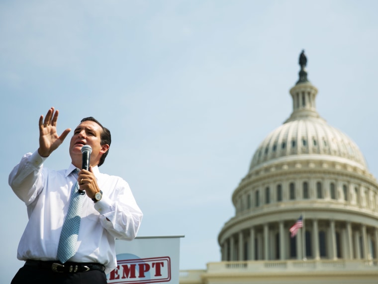 Ted Cruz, Anti-Obamacare Rally At US Capitol - Benjy Sarlin - 09/23/2013