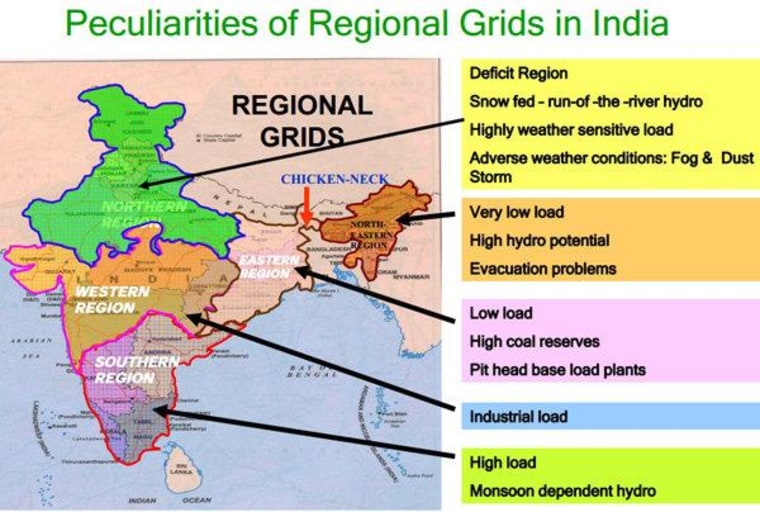 India power outage Can I get a map with that?