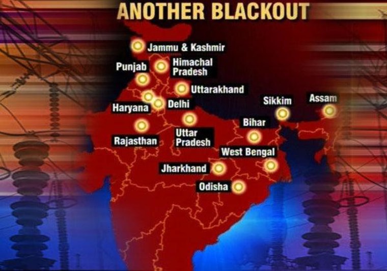 India power outage: Can I get a map with that?