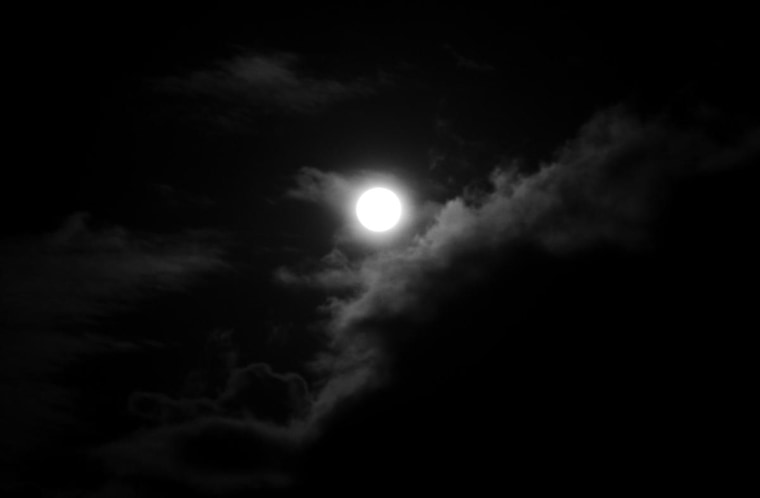Full Moon with Clouds, .3 sec, f/5.6, ISO 400