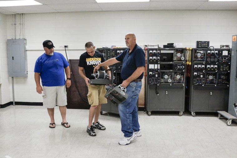 Donnie Reeves, an unemployed coal mine worker from Harlan, KY. receives retraining in industrial maintenance so he can find a new job.