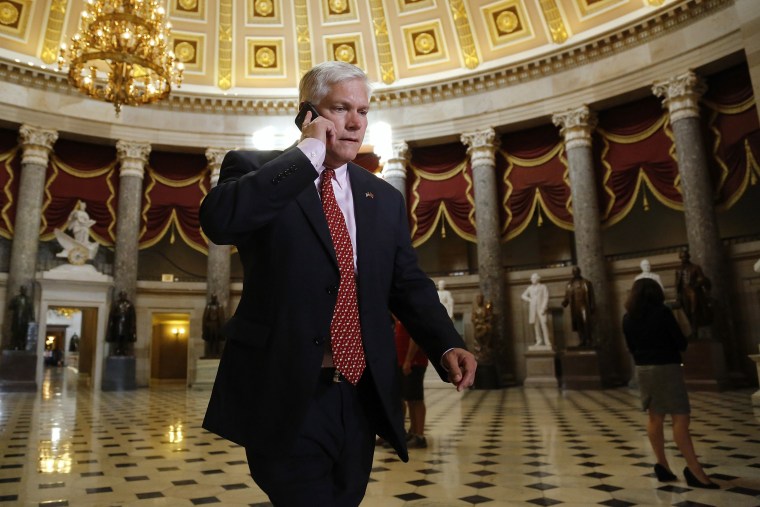 U.S. House Rules Committee Chairman Rep. Pete Sessions walks to a meeting at the U.S. Capitol in Washington, September 30, 2013.