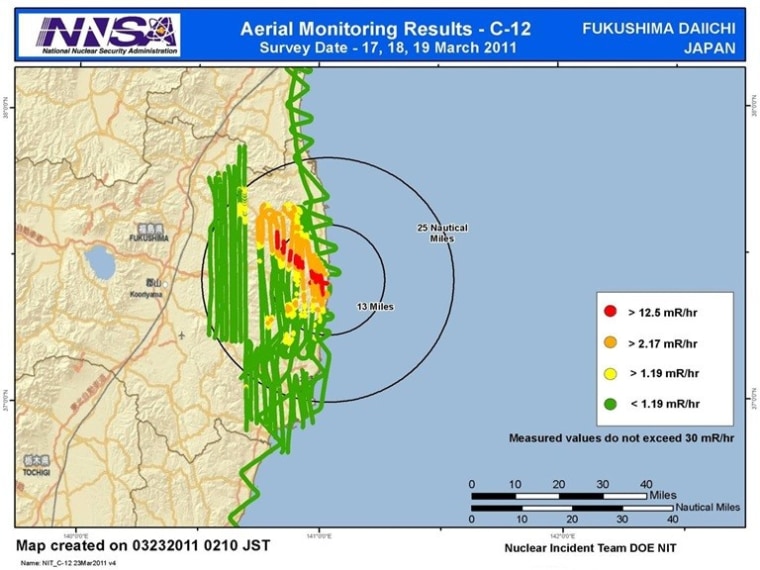 Mapping radiation in Japan
