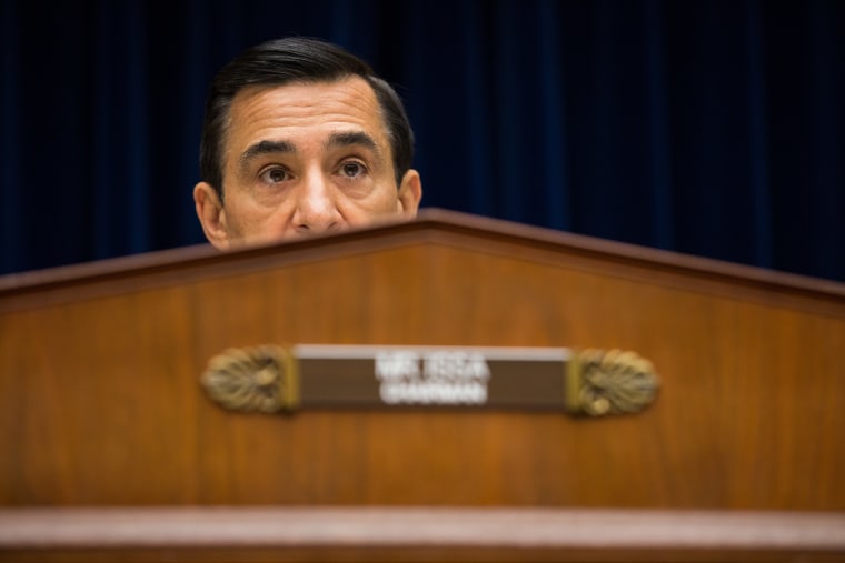 Committee Chairman Darrell Issa in the Rayburn House Office Building on Capitol Hill, September 19, 2013.