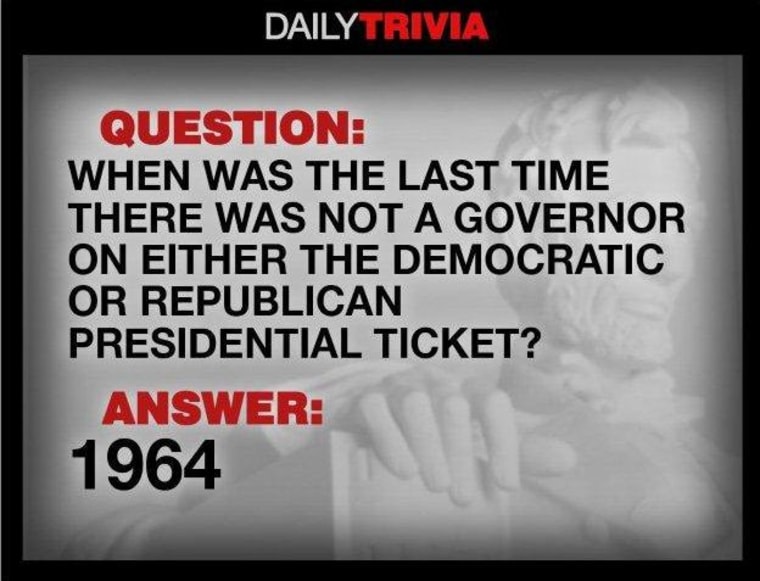 November 8 Trivia Question