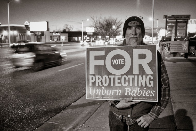 Supporter of the Pain-Capable Unborn Child Protection Act in Albuquerque, NM.