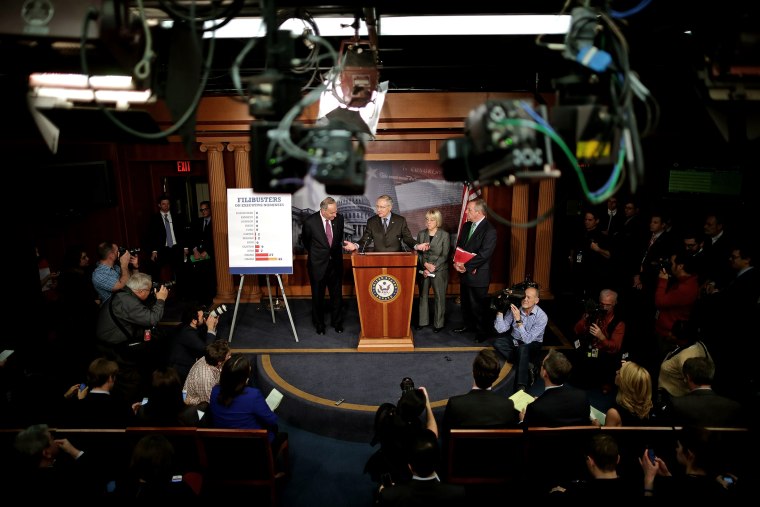 Harry Reid, Senate Democrats Pass \"Nuclear Option\" On Filibuster Rules