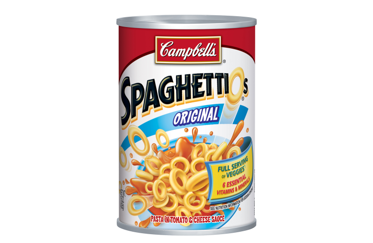 This product image released by the Campbell Soup Company shows their SpaghettiOs.