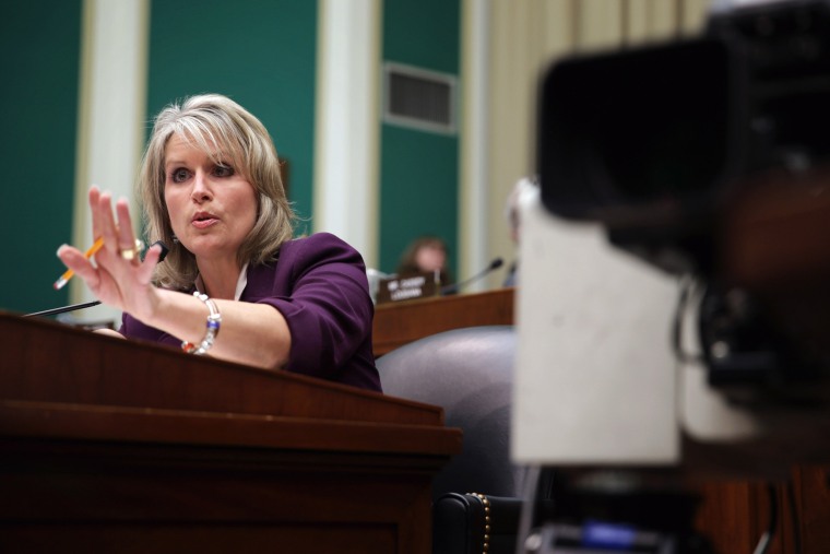 Rep. Renee Ellmers (R-NC) speaks during a hearing on implementation of the Affordable Care Act before the House Energy and Commerce Committee October 24, 2013 on Capitol Hill in Washington, D.C.