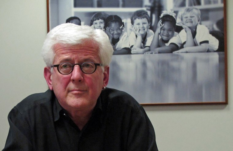 Peter Brownlie reflects on his 14 years as president and CEO of Planned Parenthood of Kansas and Mid-Missouri during an interview at the group's administrative offices in Overland Park, Kansas, November 4, 2013.
