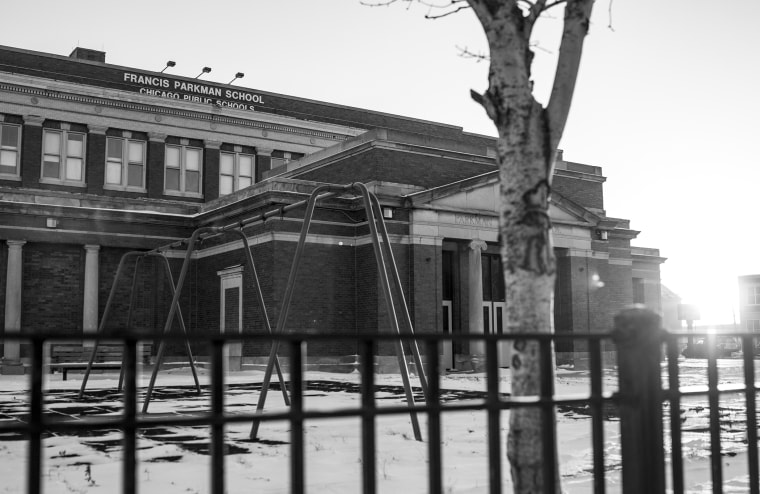 Parkman Elementary located on Chicago's South Side is one of 47 schools closed by Chicago Public Schools over the summer.