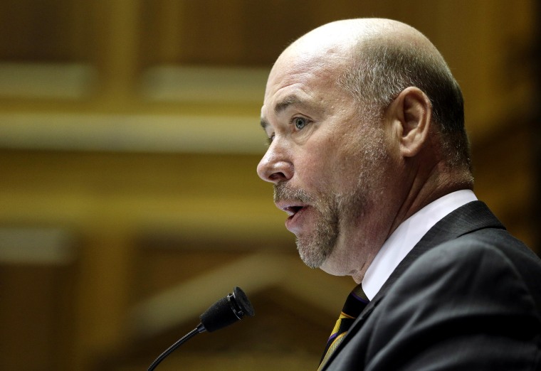 Speaker of the House Brian Bosma, R-Indianapolis, speaks during an event, Nov. 19, 2013, in Indianapolis.