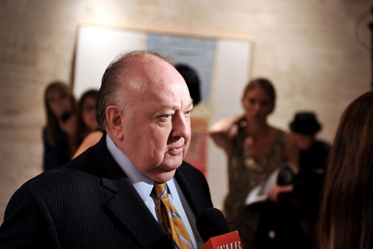 Roger Ailes, President of Fox News Channel at the Four Season Grill Room on April 11, 2012 in New York City.
