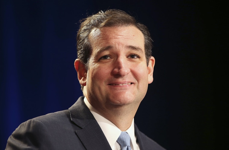 U.S. Senator Ted Cruz (R-TX) speaks to members of the Texas Federation of Republican Women in San Antonio, Texas October 19, 2013.