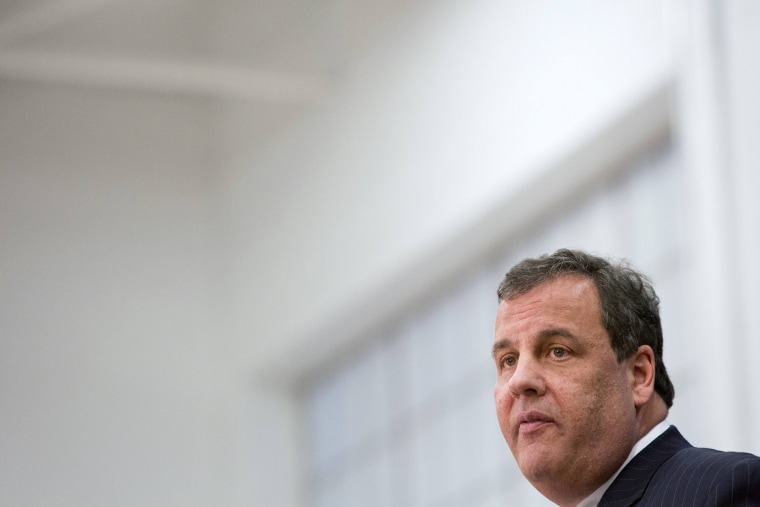 New Jersey Governor Chris Christie speaks during a news conference in Newark, New Jersey January 27, 2014.