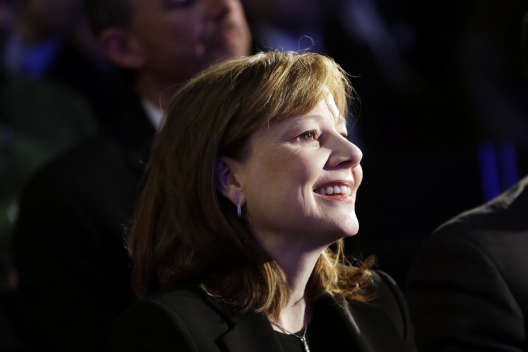 Incoming General Motors CEO Mary Barra in Detroit, Jan. 13, 2014.