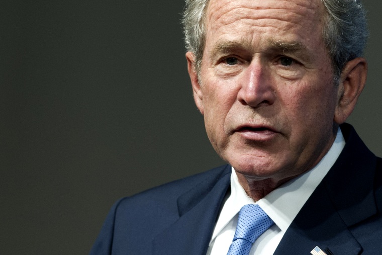 Former President George W. Bush speaks during an event, May 15, 2012, in Washington, DC.