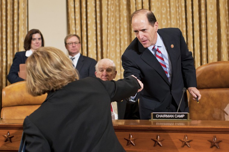 House Ways and Means Committee Chairman Rep. Dave Camp on Capitol Hill, Oct. 29, 2013.