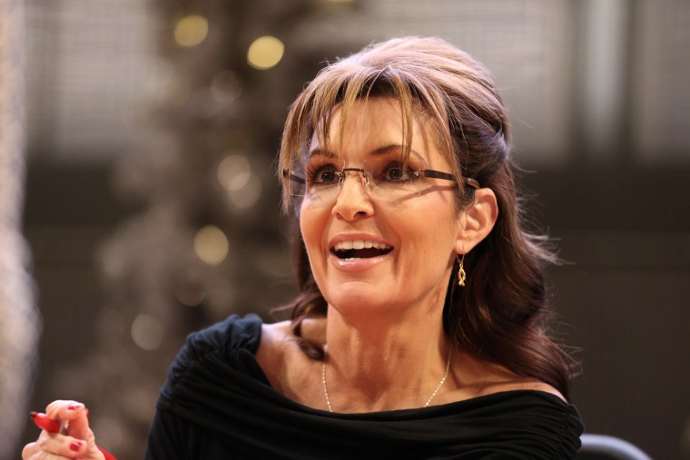 Sarah Palin on Nov. 21, 2013 at the Mall of America in Bloomington, Minnesota.