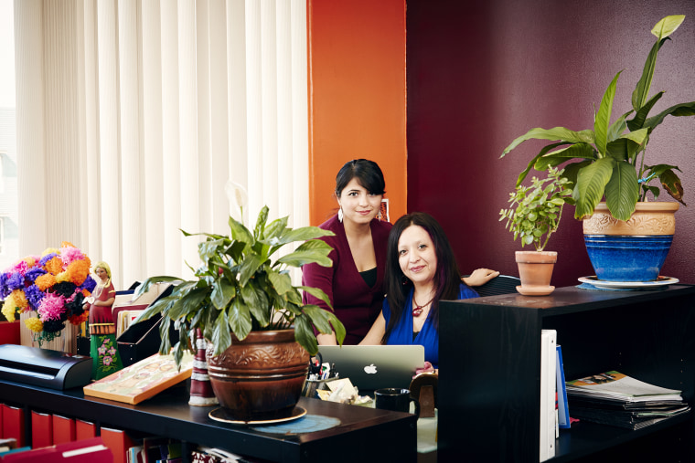 Ena Suseth Valladares and Gabriela Valle of California Latinas for Reproductive Justice