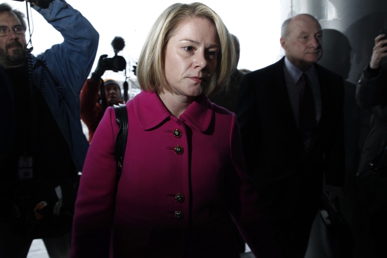 New Jersey Gov. Chris Christie's former Deputy Chief of Staff Bridget Kelly, arrives at court for a hearing on March 11, 2014, in Trenton, N.J.