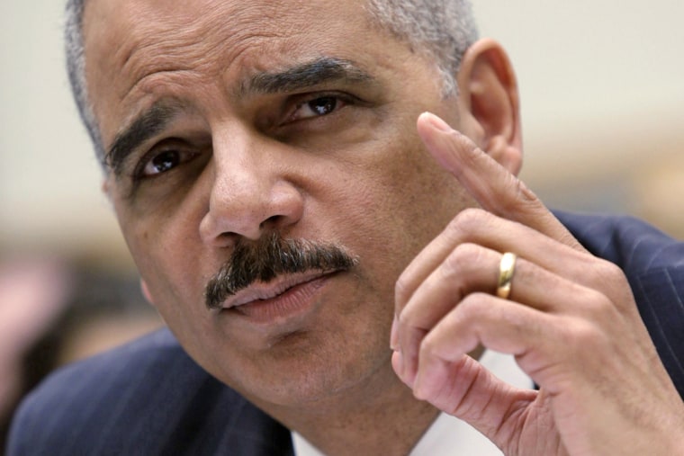 Image: Attorney General Eric Holder testifies before a House Judiciary Committee in Washington