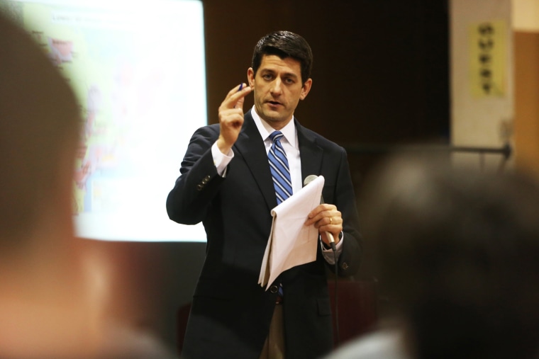 House Budget Committee Chairman Paul Ryan (R-WI) was confronted during a listening session in Racine, Wisconsin Wednesday