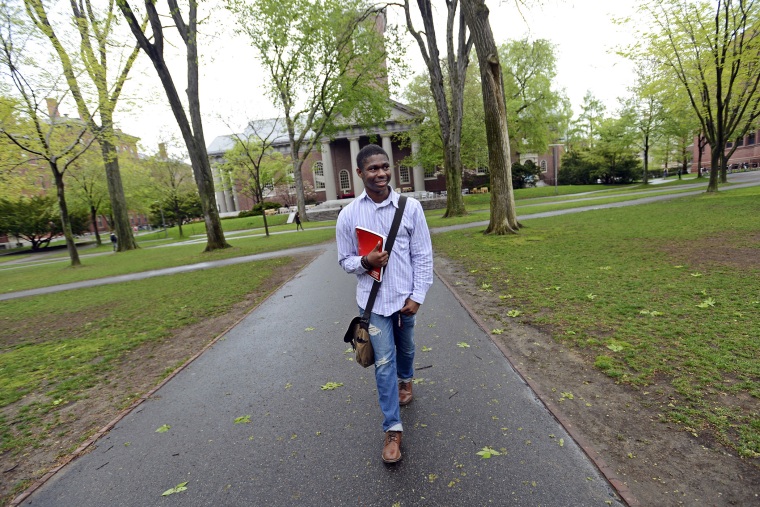 Justin Porter, from from Jackson, Miss., is a student at Harvard University in Cambridge, Mass., May 9, 2013.