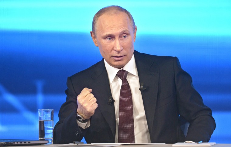 Image: Vladimir Putin live question-answer conference
