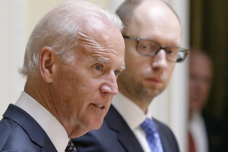 US Vice President Joe Biden visits Ukraine