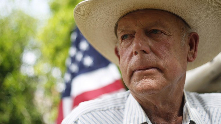 Rancher Cliven Bundy poses at his home in Bunkerville, Nevada, April 11, 2014.