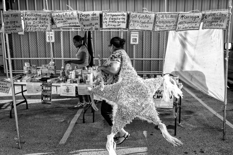 The flea market, known locally as la pulga in Alamo, Texas on April 24, 2014.