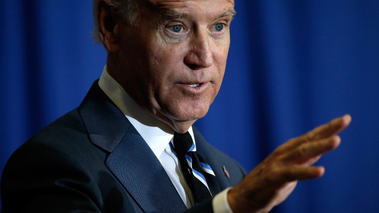 U.S. Vice President Joe Biden speaks at George Washington University April 28, 2014 in Washington, DC