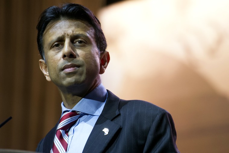 Louisiana Gov. Bobby Jindal speaks at the Conservative Political Action Committee annual conference in National Harbor, Md., March 6, 2014.