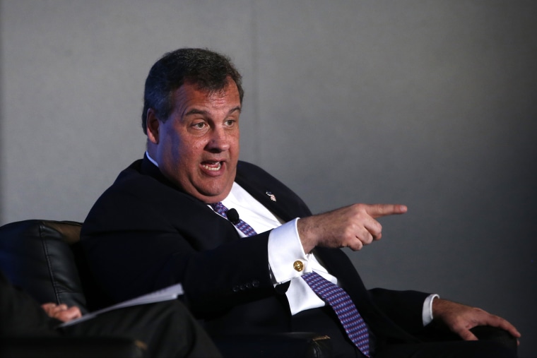 New Jersey Gov. Chris Christie at the 2014 Fiscal Summit in Washington, Wednesday, May 14, 2014.