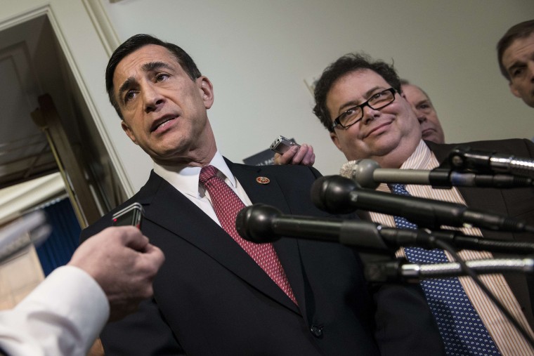 Committee chairman Rep. Darrell Issa (R-CA) speaks to reporters after a hearing of the House Oversight and Government Reform Committee on Capitol Hill University March 5, 2014 in Washington, D.C.