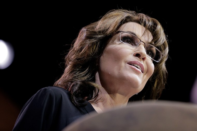 Sarah Palin speaks during the 41st annual Conservative Political Action Conference on March 8, 2014 in National Harbor, Maryland.