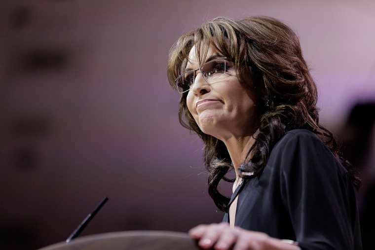 Sarah Palin speaks during the Conservative Political Action Conference, March 8, 2014 in National Harbor, Md.