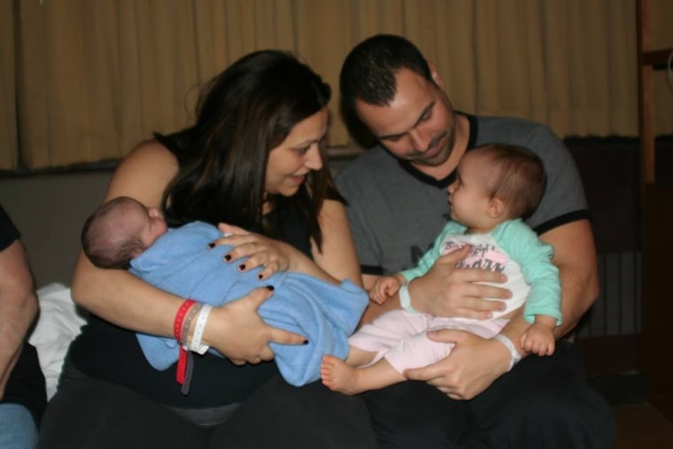 Paula and Phil Joana and their two children. Their 15-month-old daughter Sabina Rose passed away in Dec. 2013 after losing a battle to Dravet syndrome.