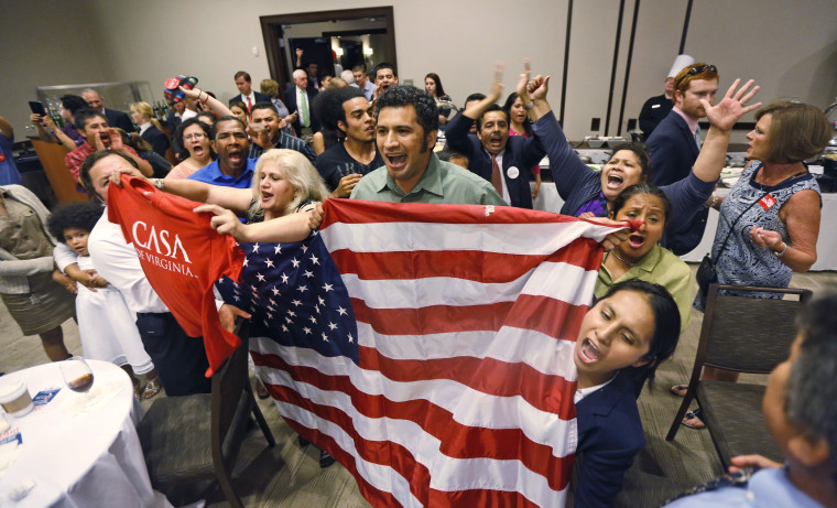 Image: Immigration reform supporters