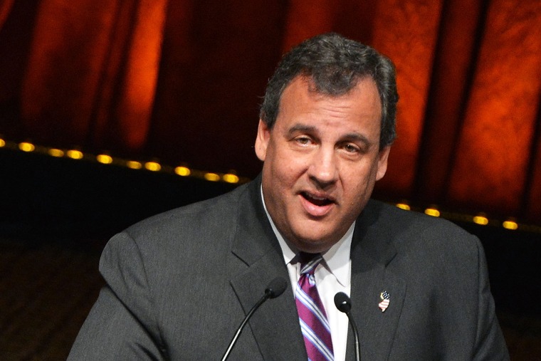 New Jersey Governor Chris Christie attends the 2014 Father Of The Year Awards at New York Hilton on June 4, 2014 in New York City.
