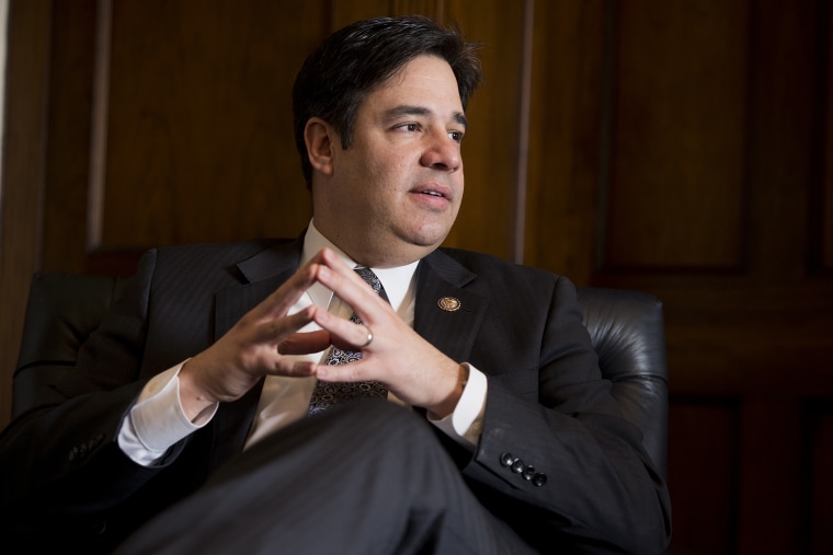 Rep. Raul Labrador, R-Idaho, sits in his office during an interview, Feb. 4, 2014, in Washington, D.C.