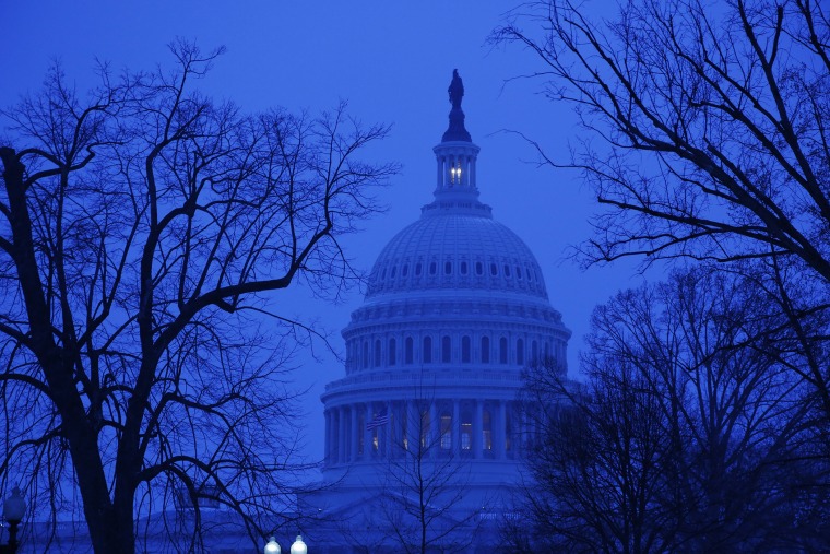 The US Capitol building.