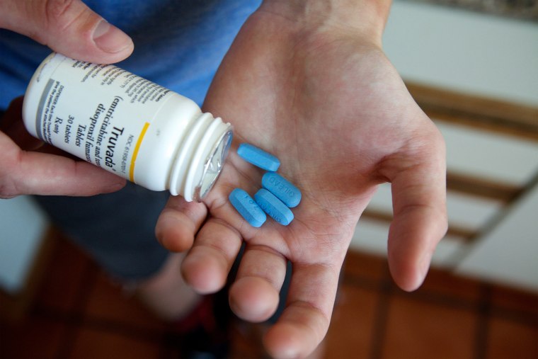 Truvada, an anti-viral drug prescribed to un-infected people with a high risk of exposure to HIV, in San Francisco, Calif.